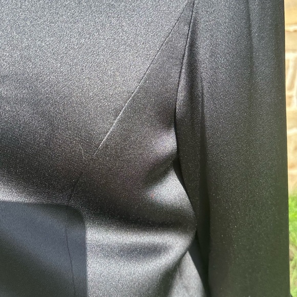 Eileen Fisher 100% Silk Black Kimono Style Jacket Size Large - Picture 5 of 6